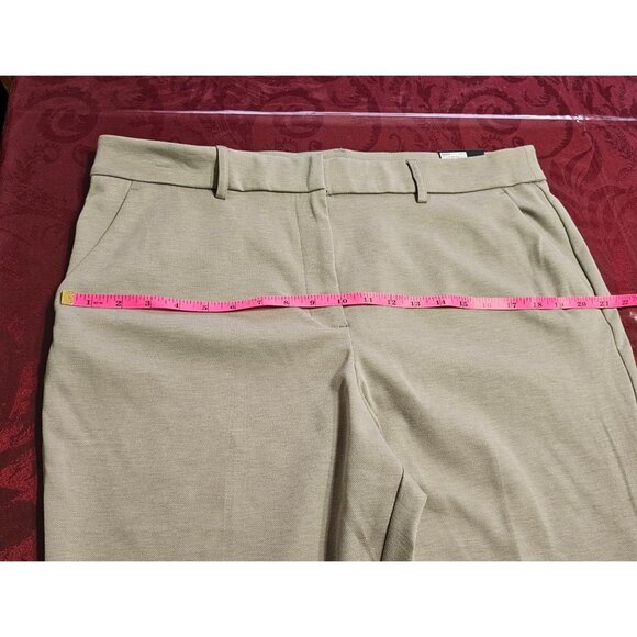 Simply Vera Vera Wang Beige Women's Flare Pants - Picture 6 of 12